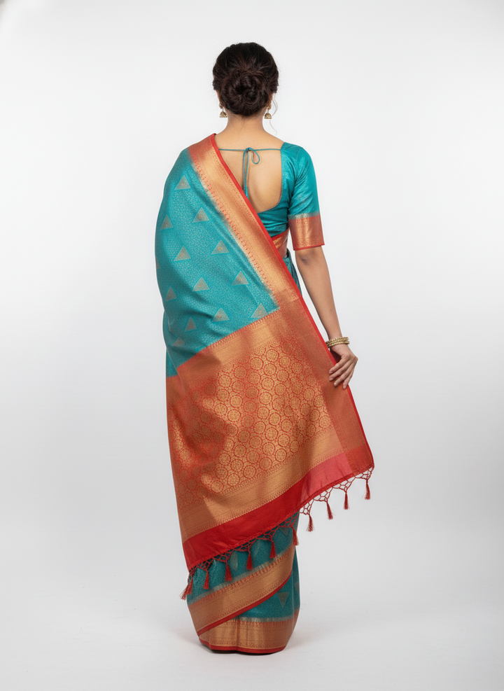 REKHA SWAROVSKI WORK SAREE