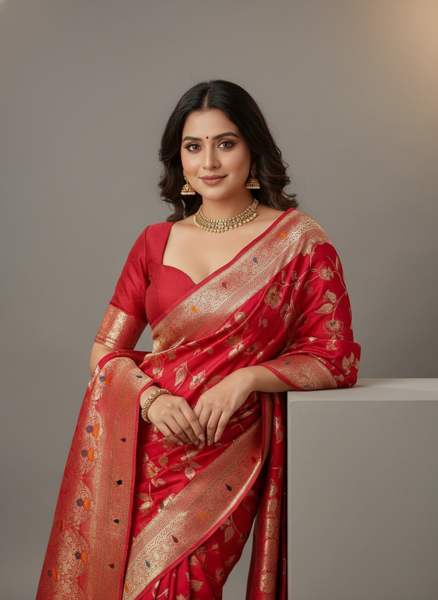 Kundan Saree