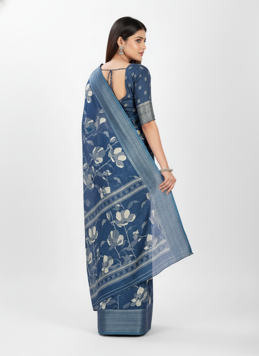 Ink & Elegance Saree