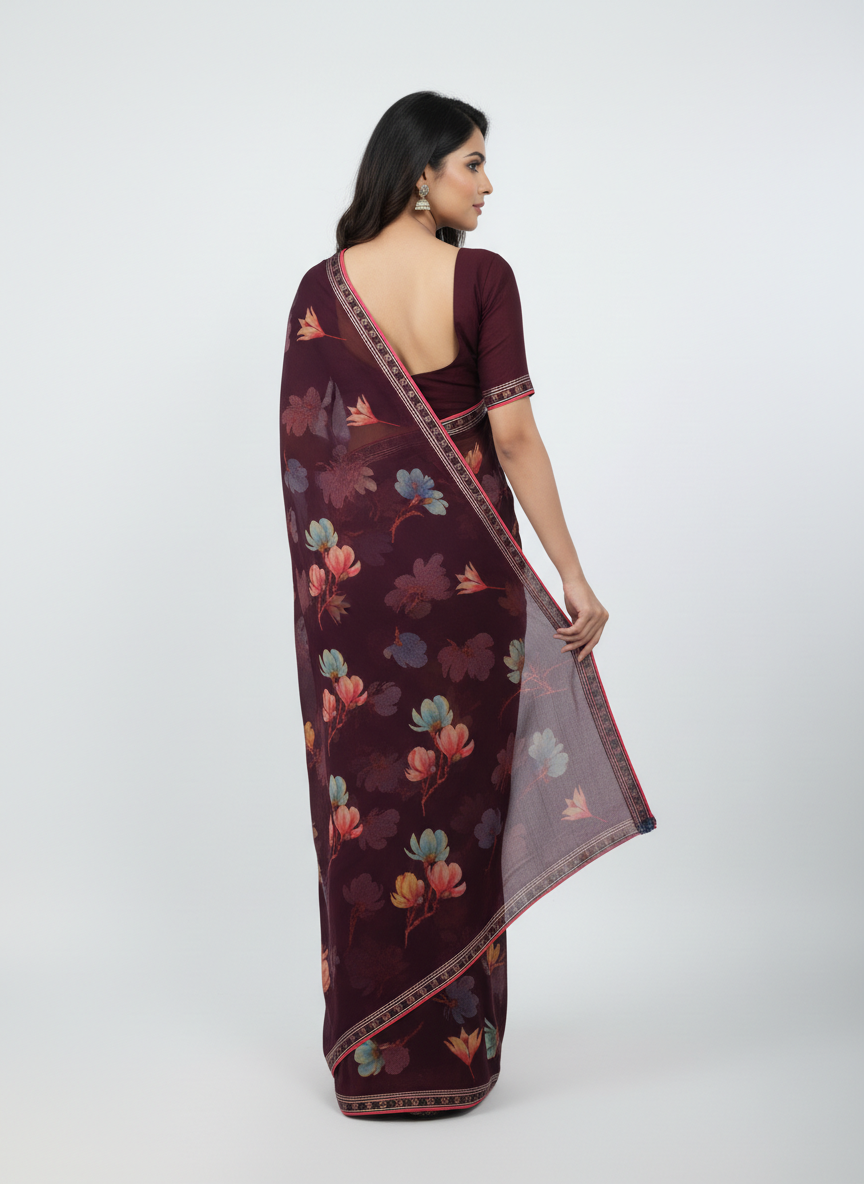 Ocean Breeze Saree