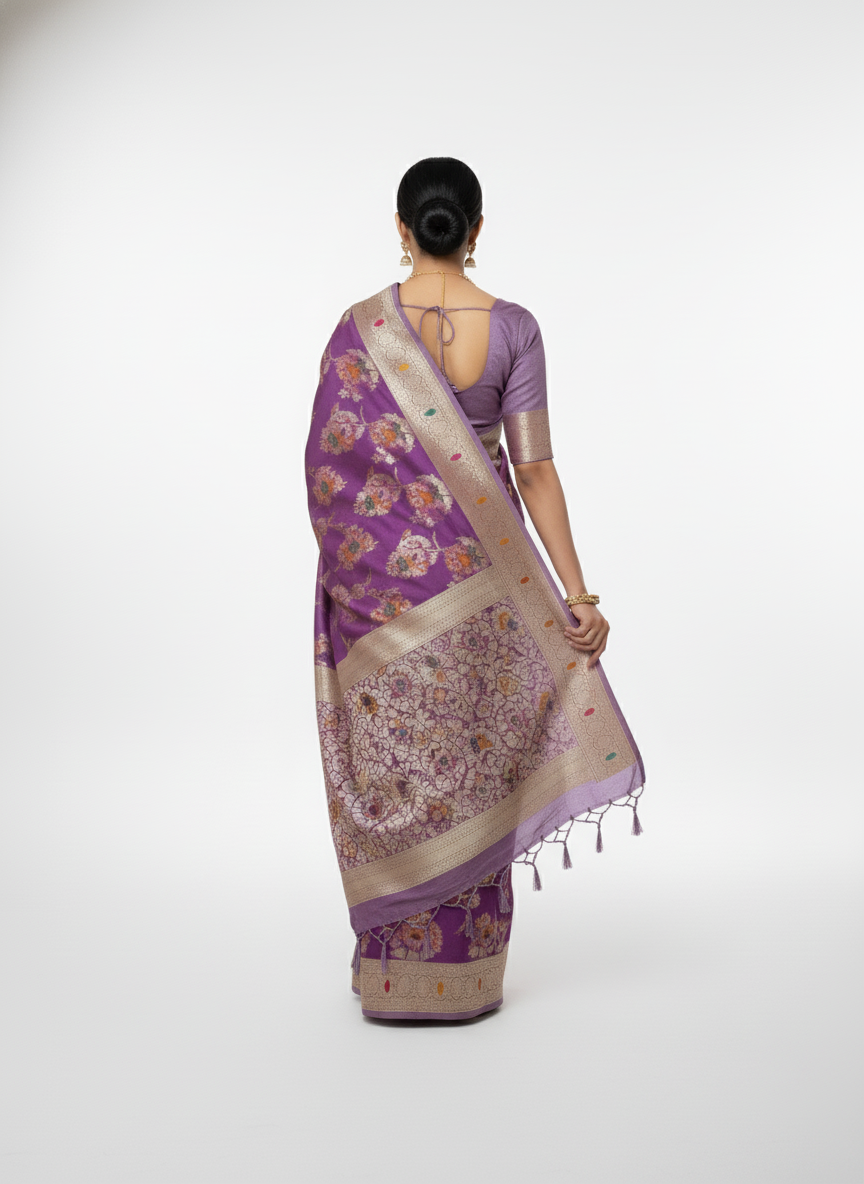 Kundan Saree
