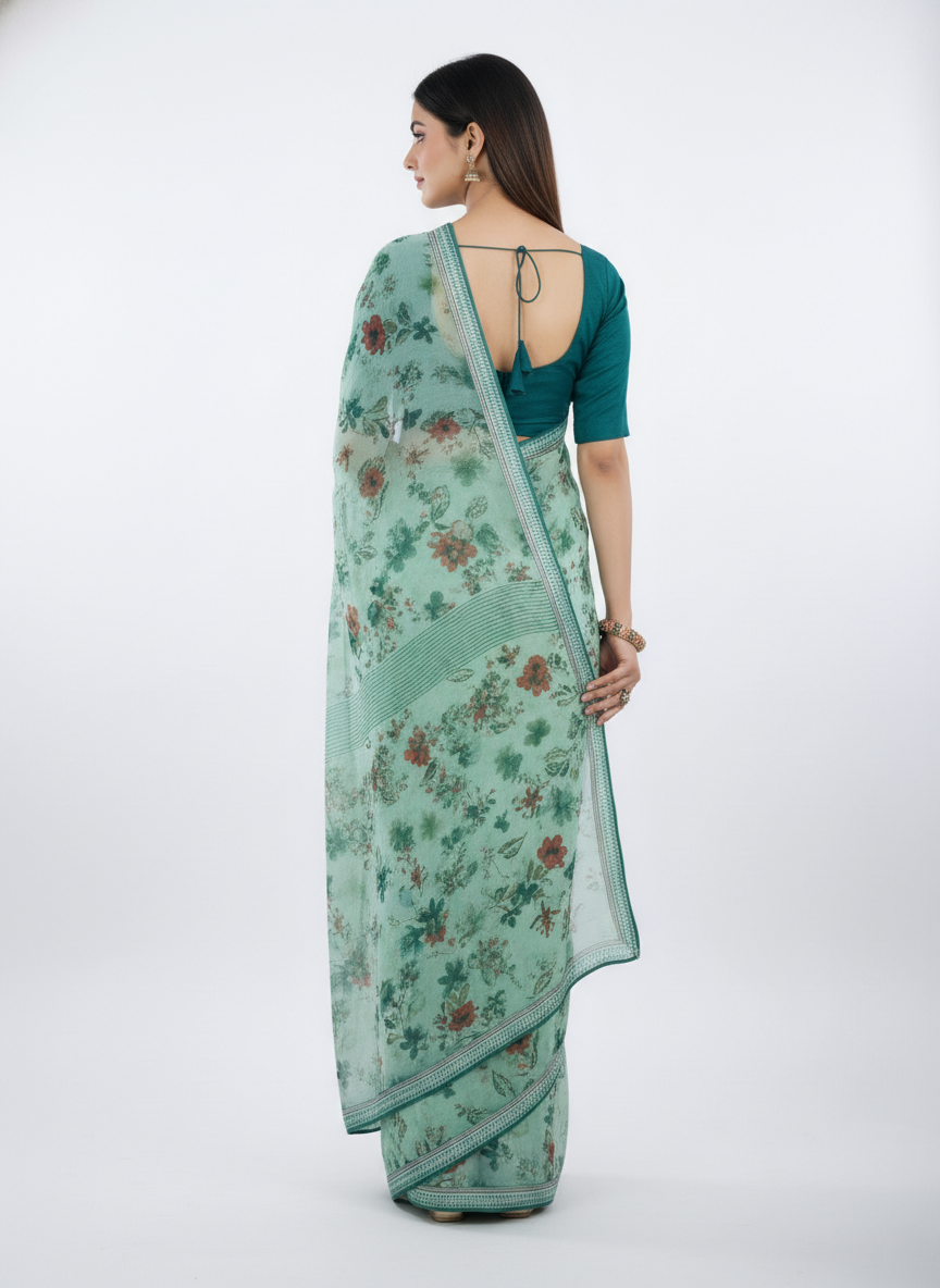 Serene Silhouettes Saree