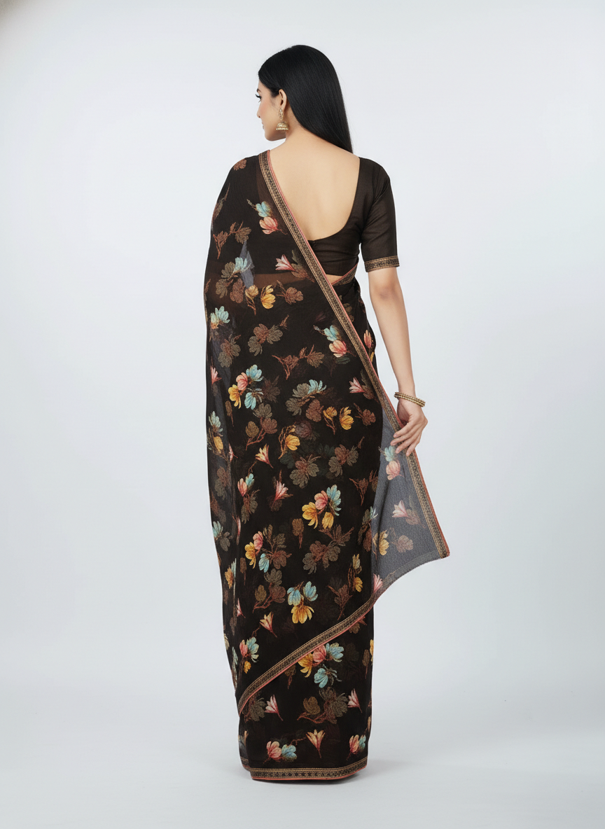 Ocean Breeze Saree