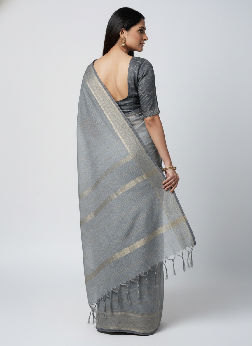 Checks Khatli Saree