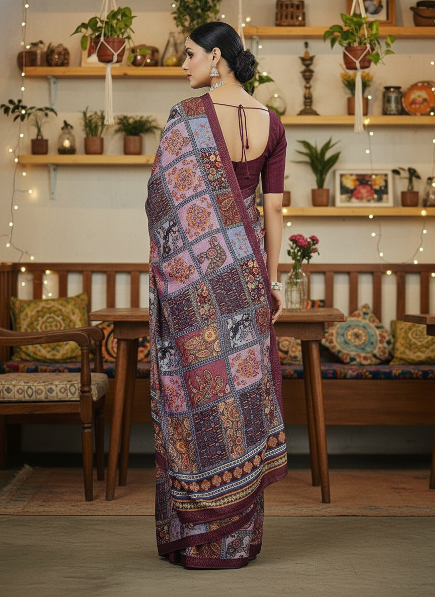 SHISH PRINTED SAREE