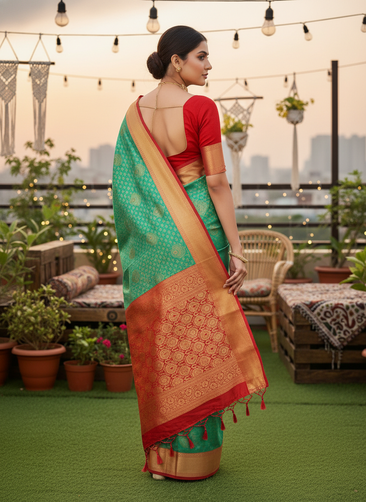 REKHA SWAROVSKI KATPADAR SAREE