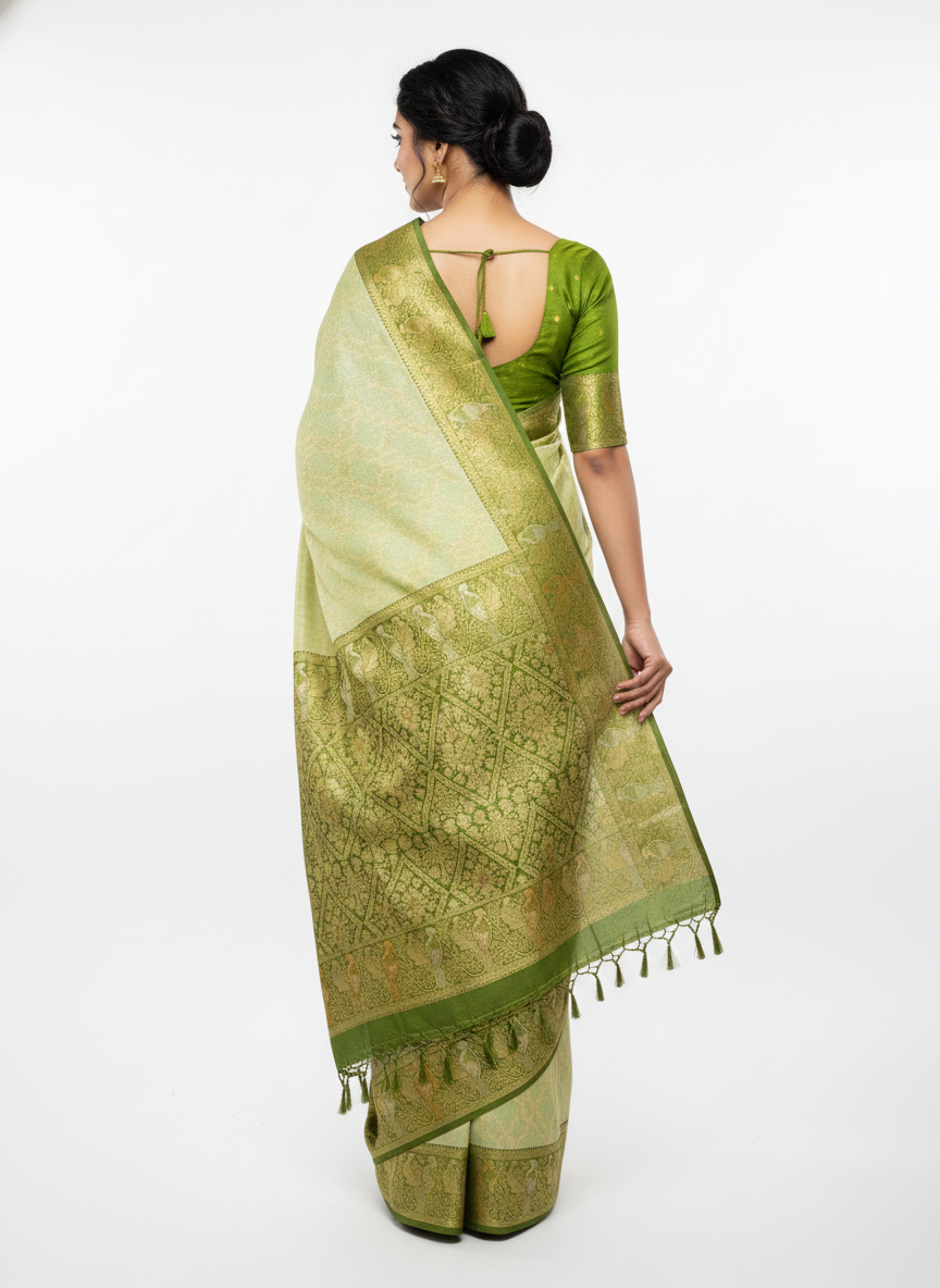 EKLAVYA TUSSLES COTTON TISSUE