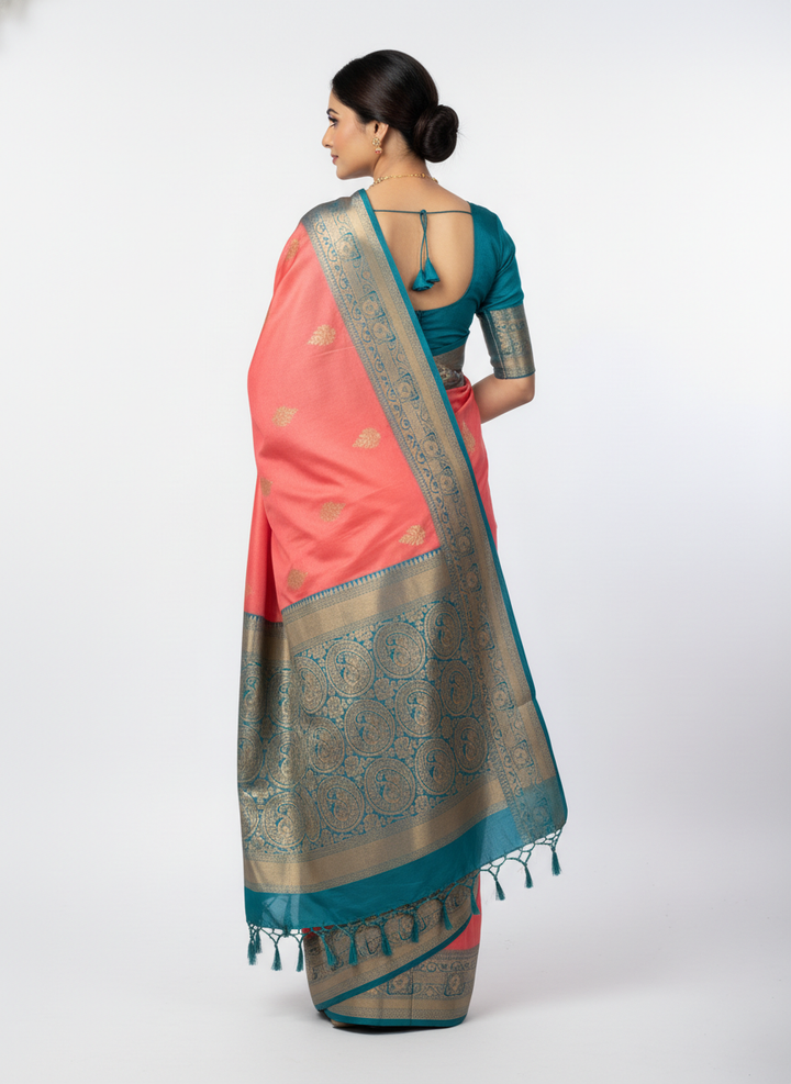 GANAGA SWAROVSKI KATPADAR SAREE