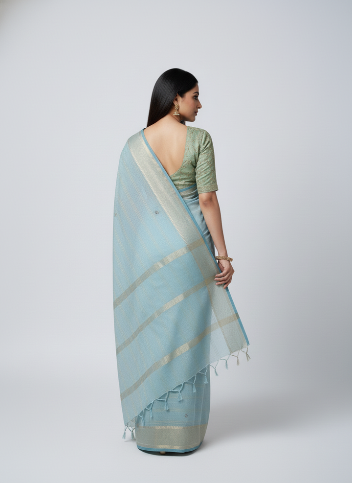 Checks Khatli Saree
