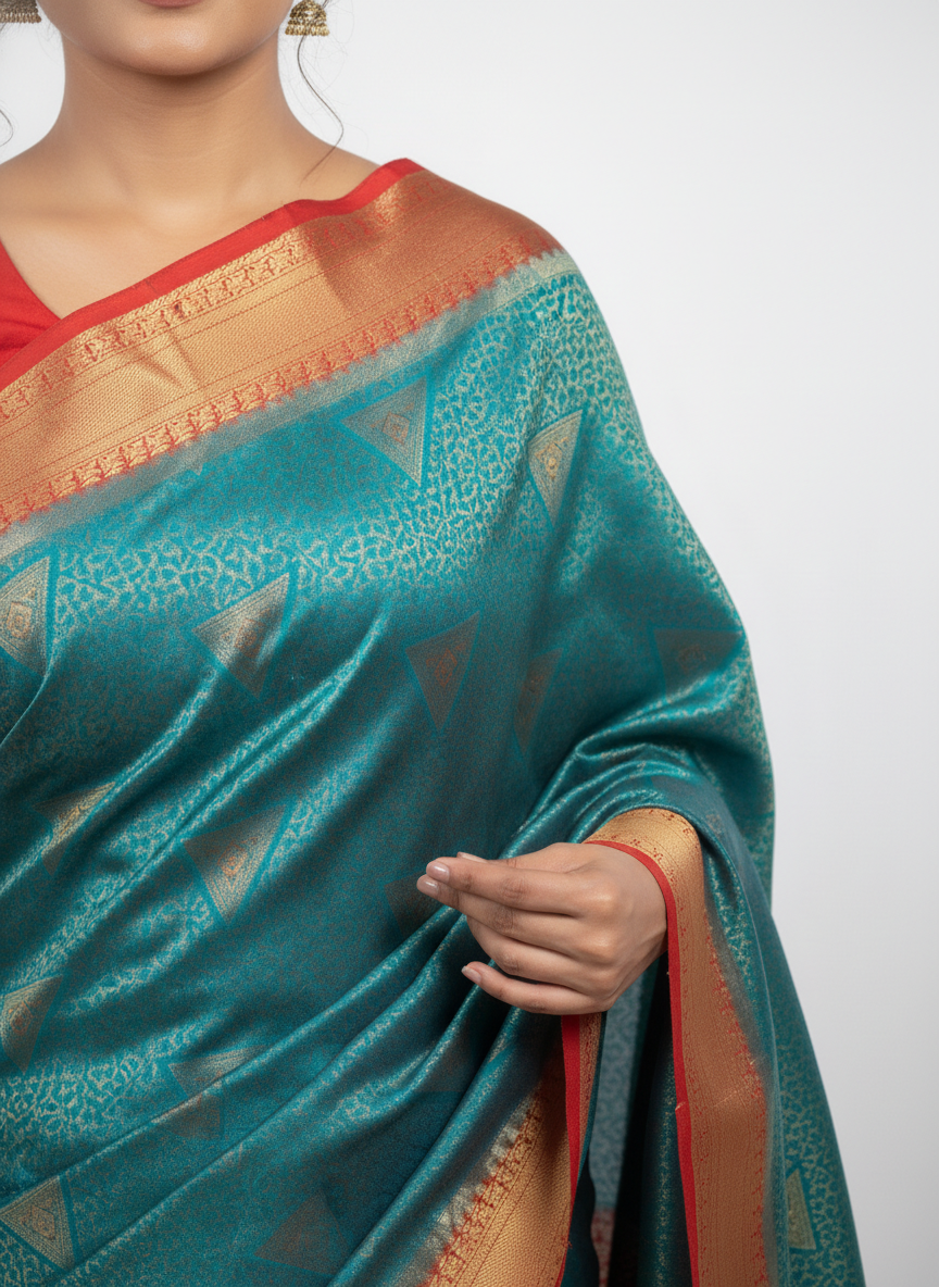 REKHA SWAROVSKI WORK SAREE