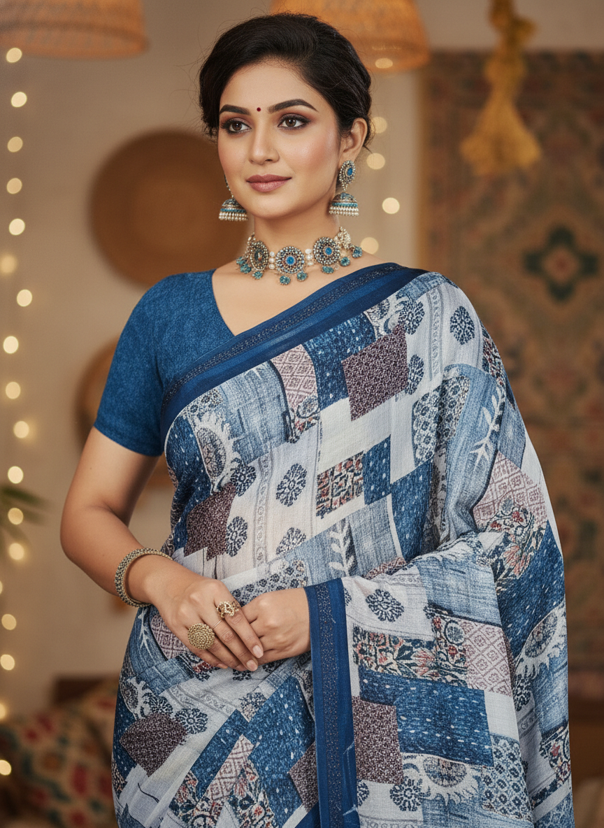 SHISH PRINTED SAREE