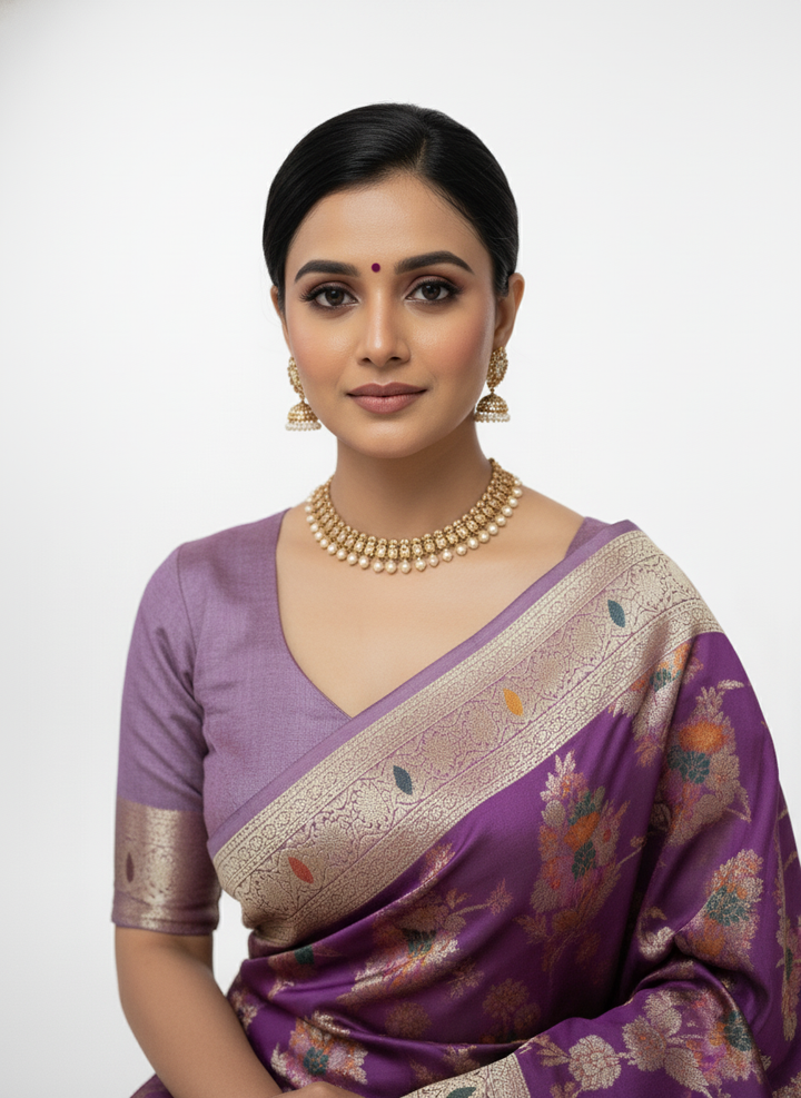 Kundan Saree
