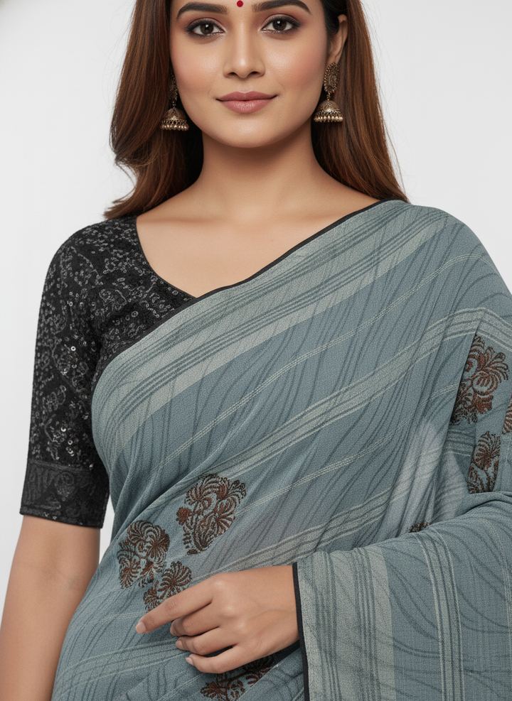 KALAM KARI PRINTED SAREE