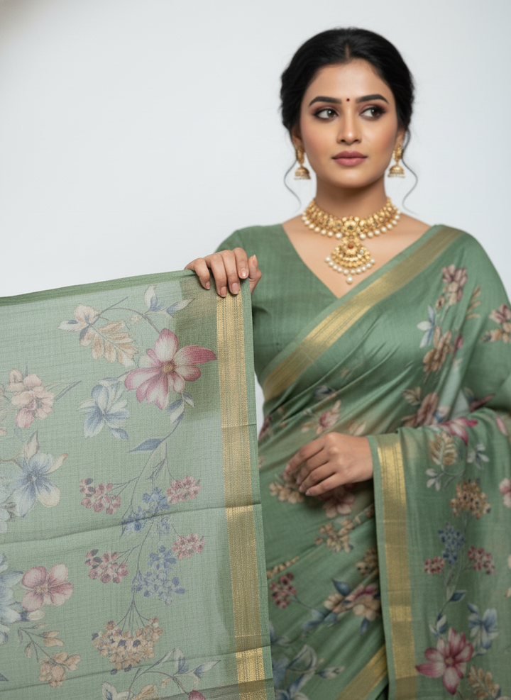 Pulm Silk Saree