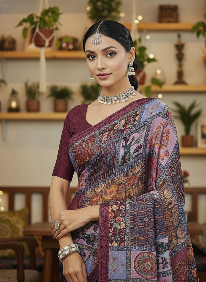 SHISH PRINTED SAREE