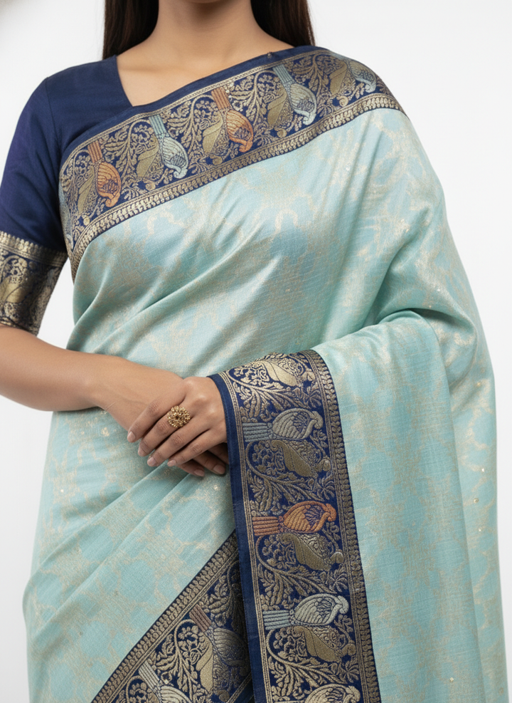 EKLAVYA TUSSLES COTTON TISSUE