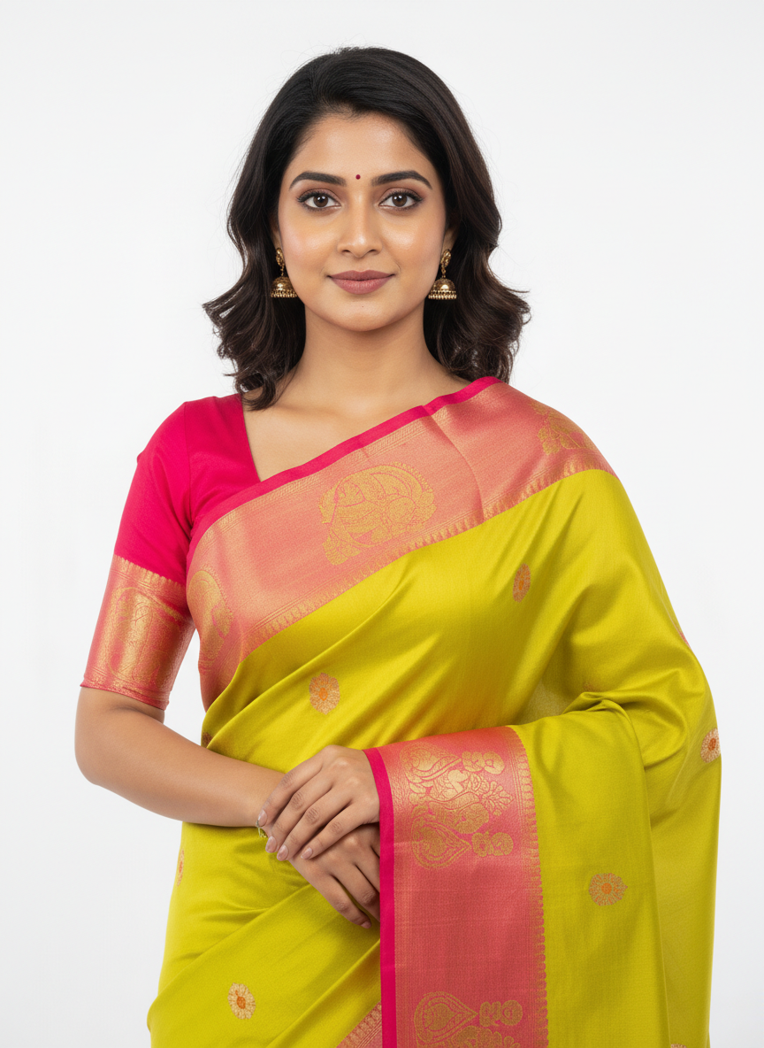 Ganga Pallu Silk
