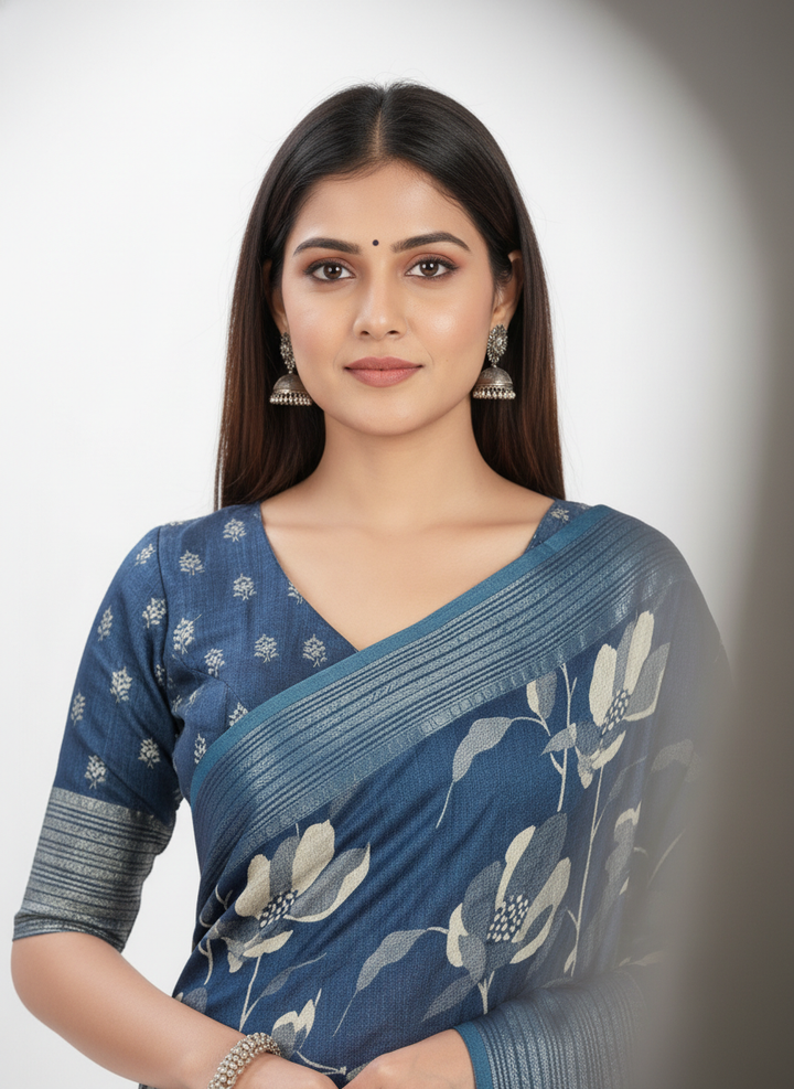 Ink & Elegance Saree