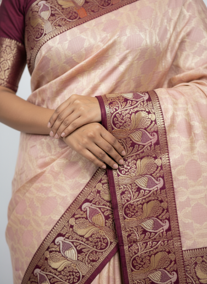 EKLAVYA TUSSLES COTTON TISSUE