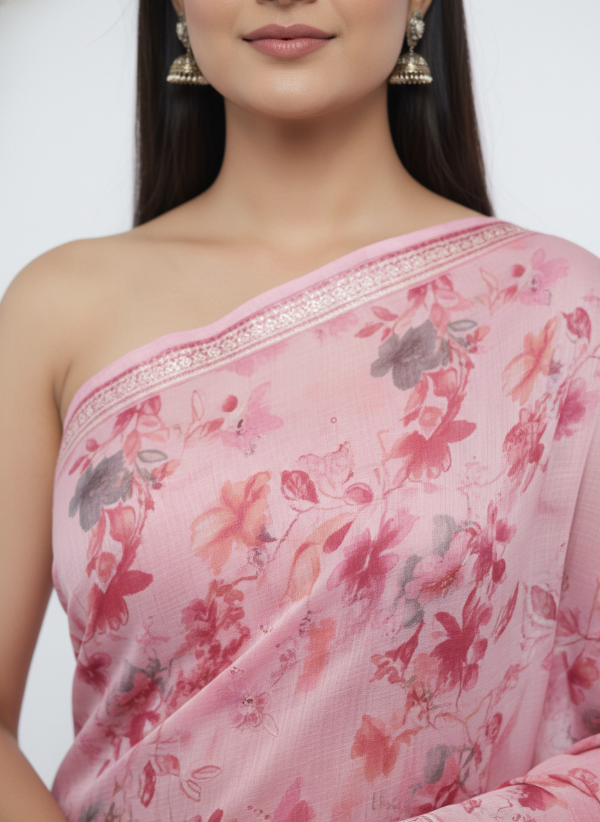 Serene Silhouettes Saree