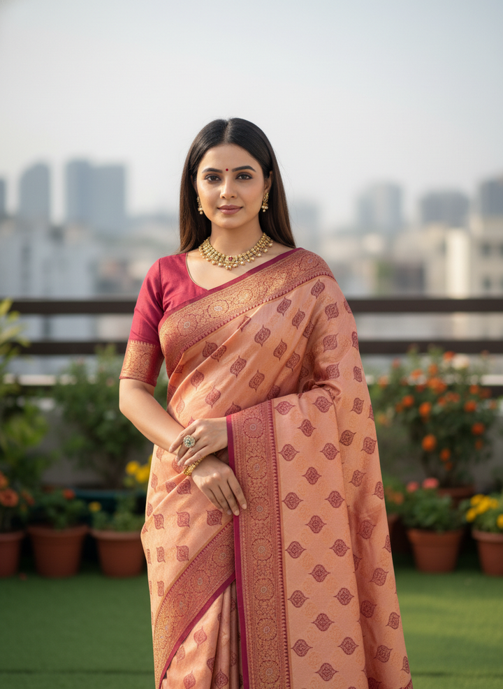 GANAPATI SWAROVSKI SOUTH INDIAN SAREE