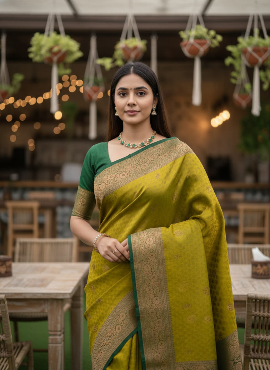 REKHA SWAROVSKI KATPADAR SAREE 9922