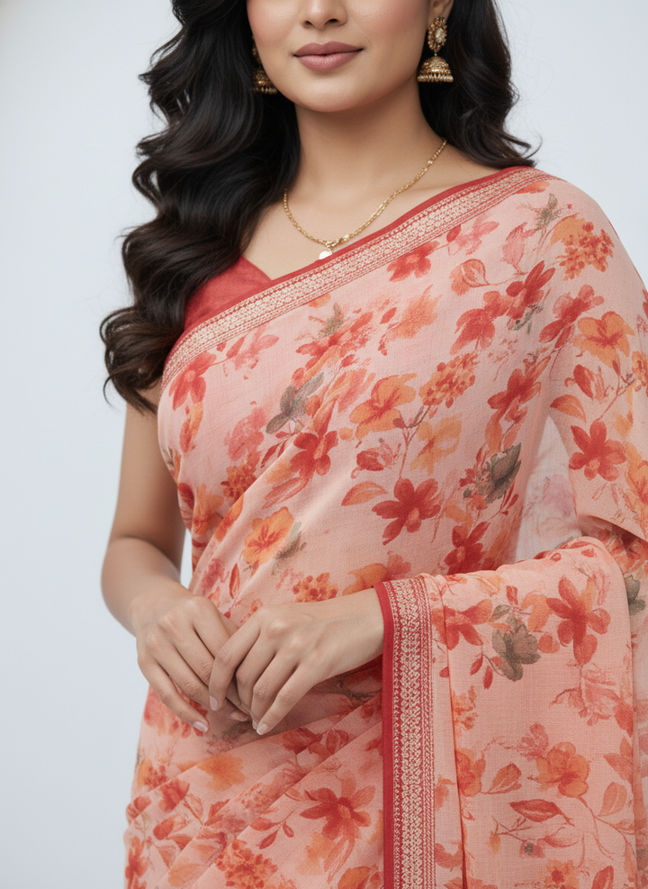Serene Silhouettes Saree