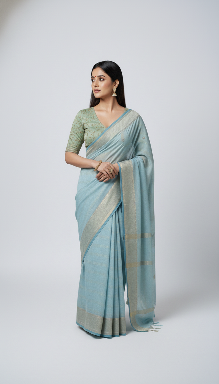 Checks Khatli Saree