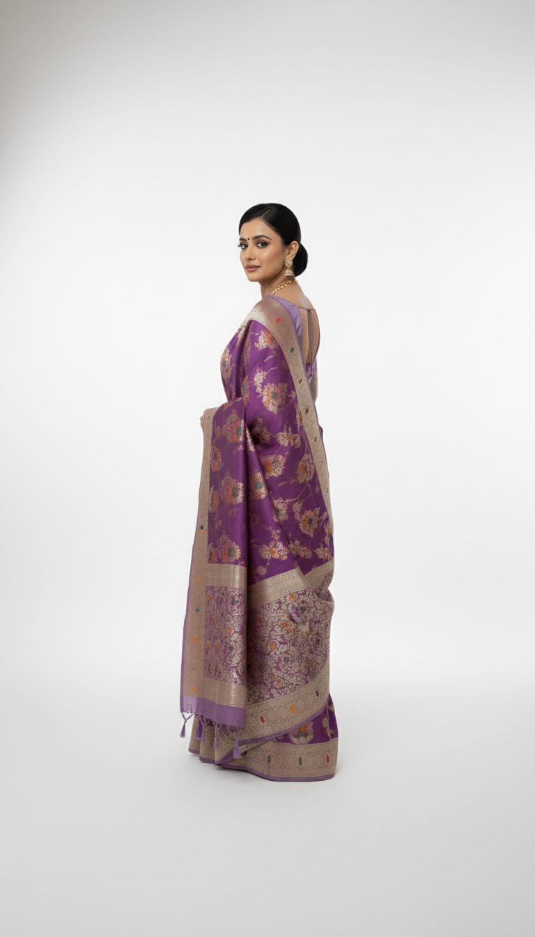 Kundan Saree